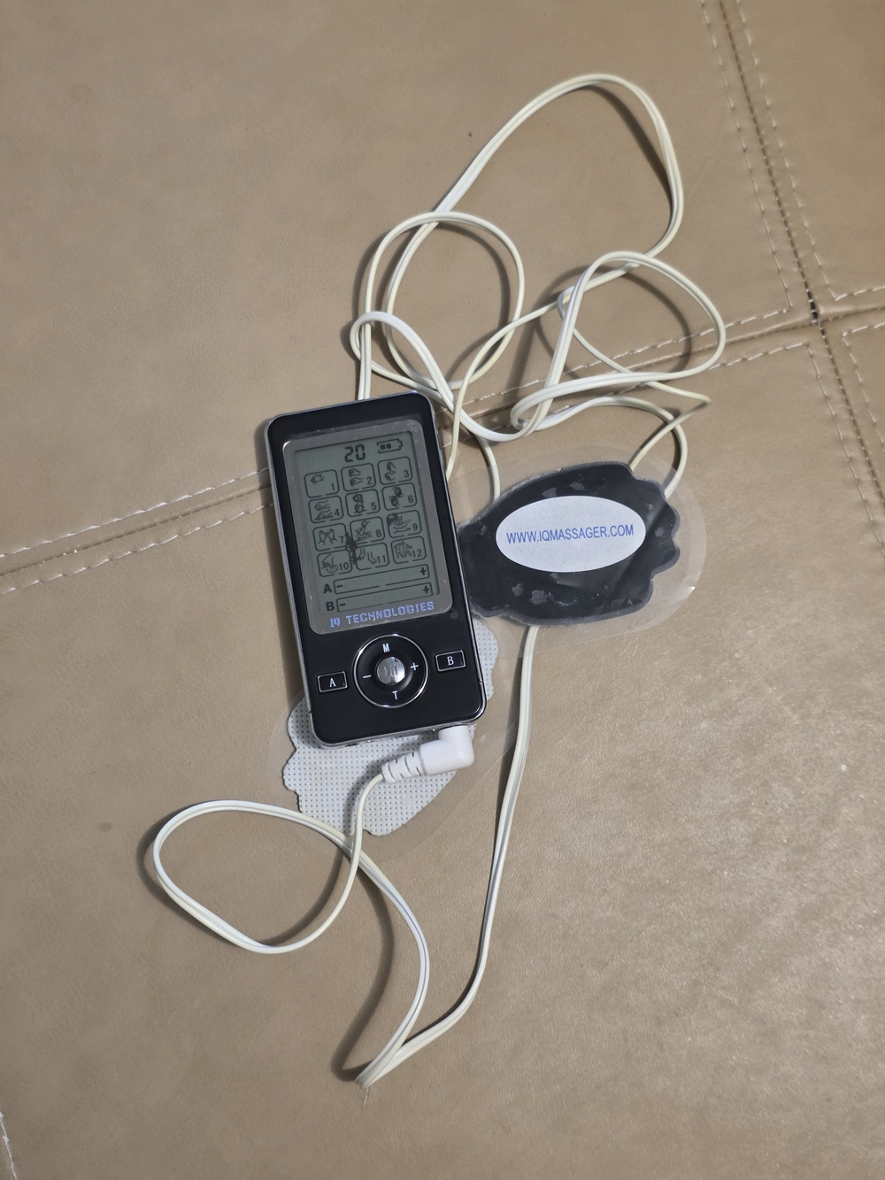 Portable TENS Unit - Black/White
